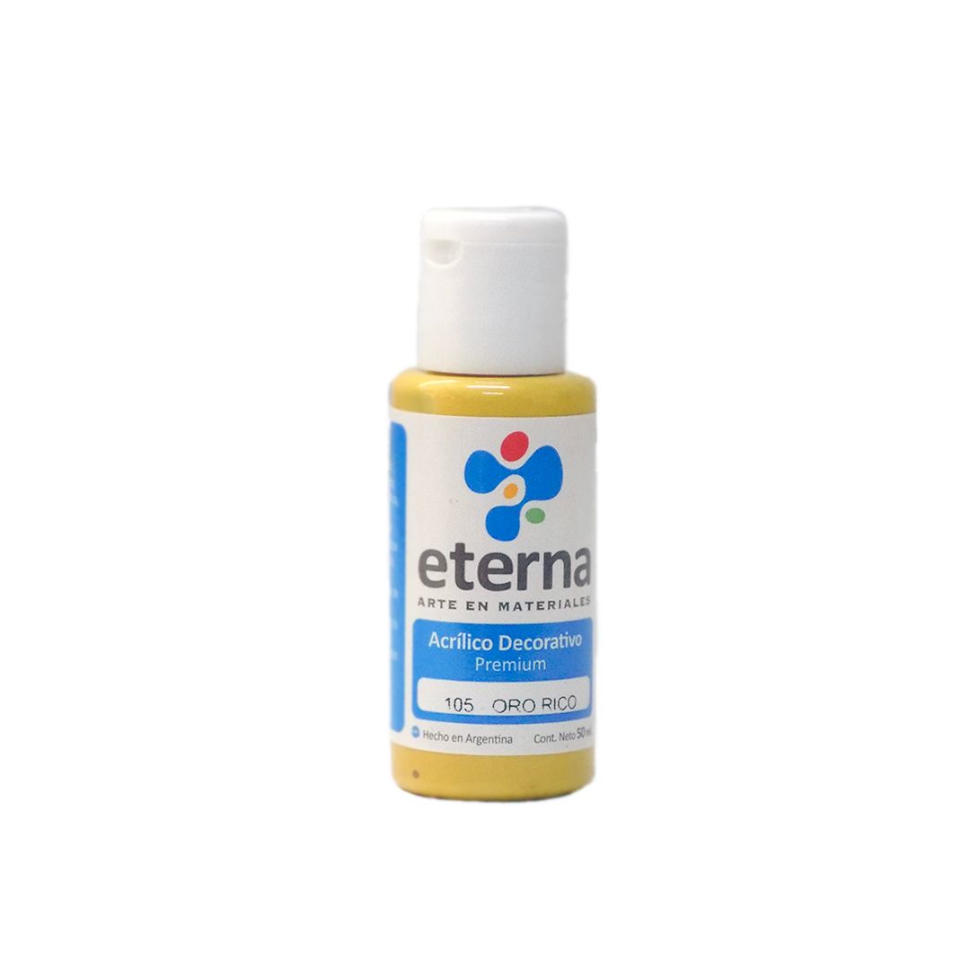 ACRILICO ETERNA 50ml. 105- ORO RICO