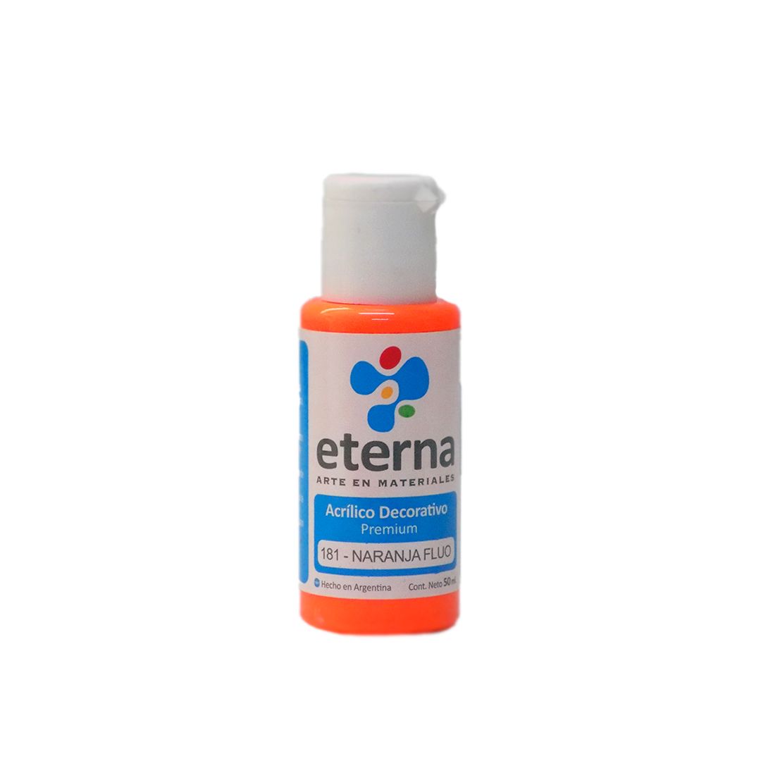 ACRILICO ETERNA 50ml. 181- NARANJA FLUO