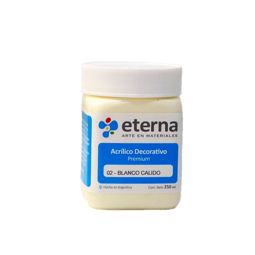 ACRILICO ETERNA 250ml. 02- BLANCO CALIDO