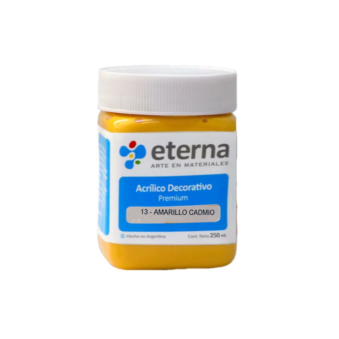 ACRILICO ETERNA 250ml. 13- AMARILLO CADMIO