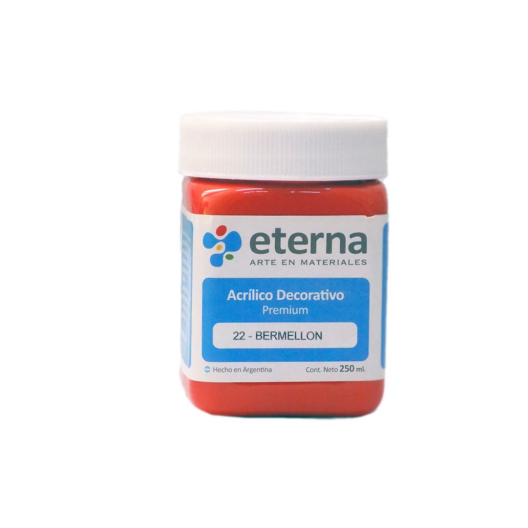 ACRILICO ETERNA 250ml. 22- BERMELLON