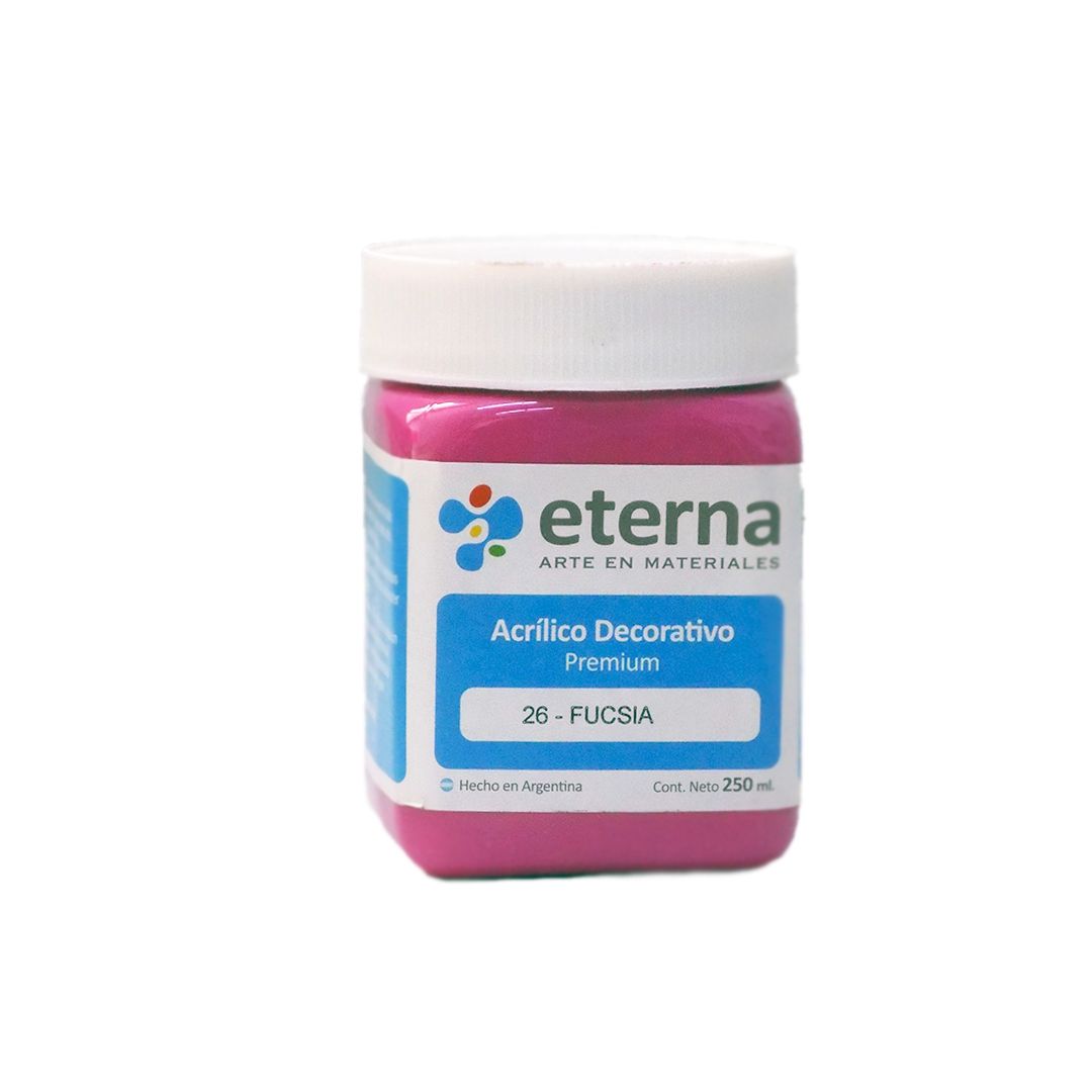 ACRILICO ETERNA 250ml. 26- FUCSIA