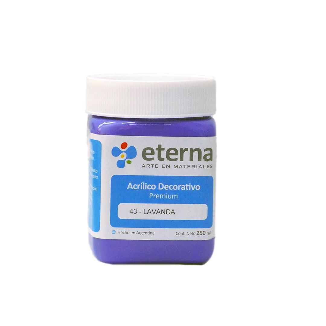 ACRILICO ETERNA 250ml. 43- LAVANDA