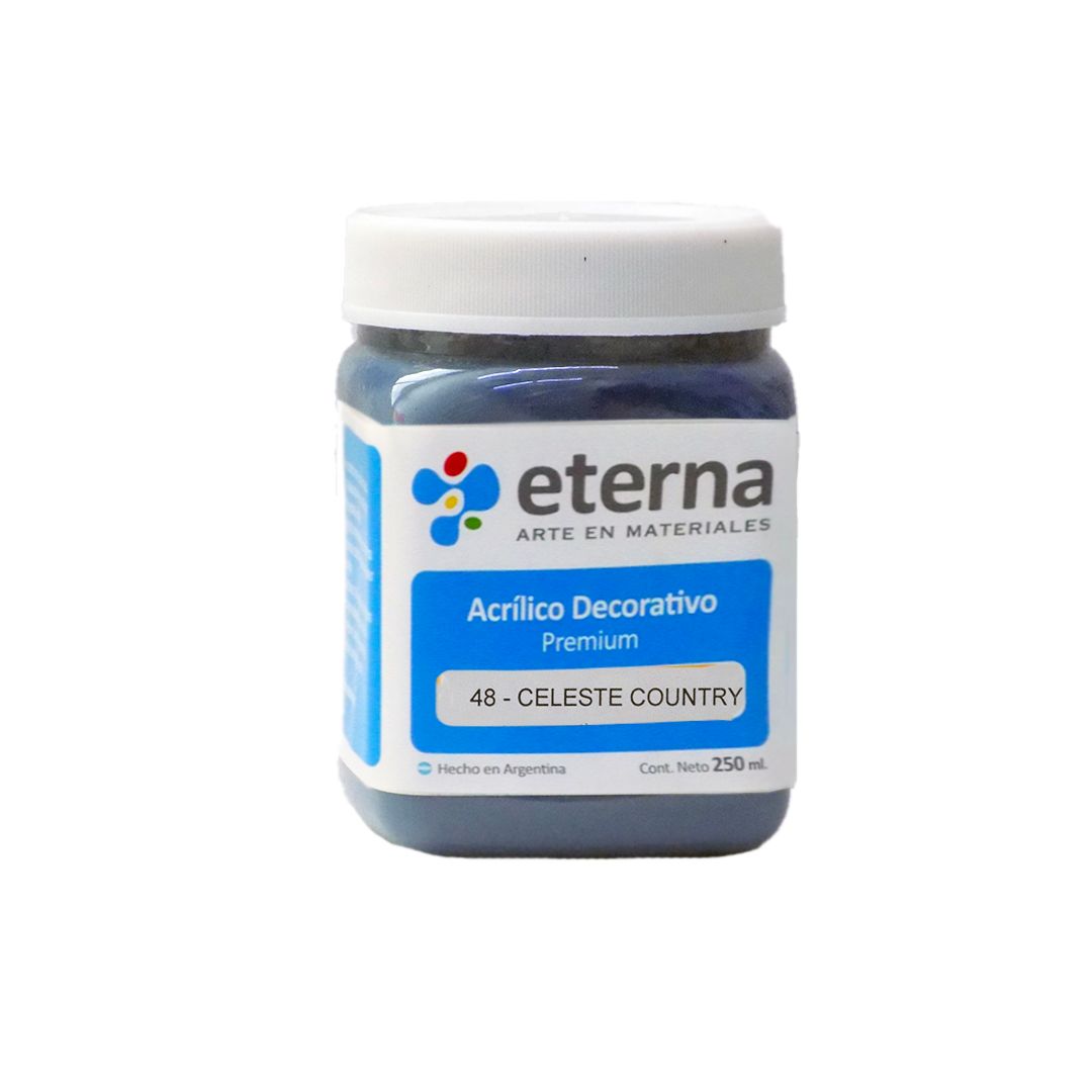 ACRILICO ETERNA 250ml. 48- CELESTRE COUNTRY