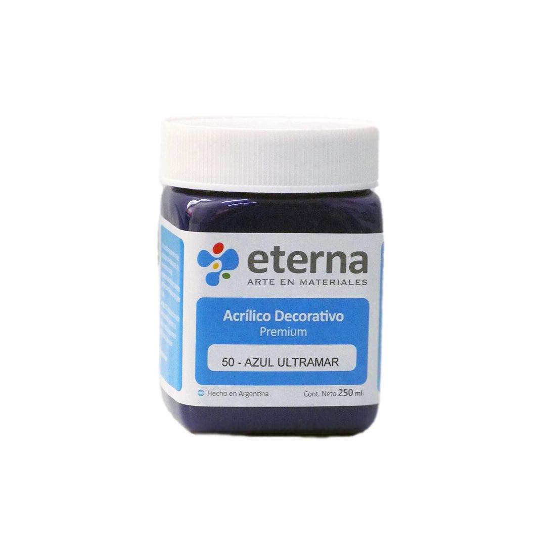 ACRILICO ETERNA 250ml. 50- AZUL ULTRAMAR