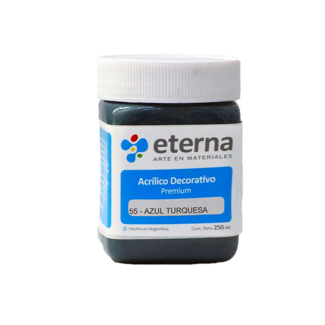 ACRILICO ETERNA 250ml. 55- TURQUESA