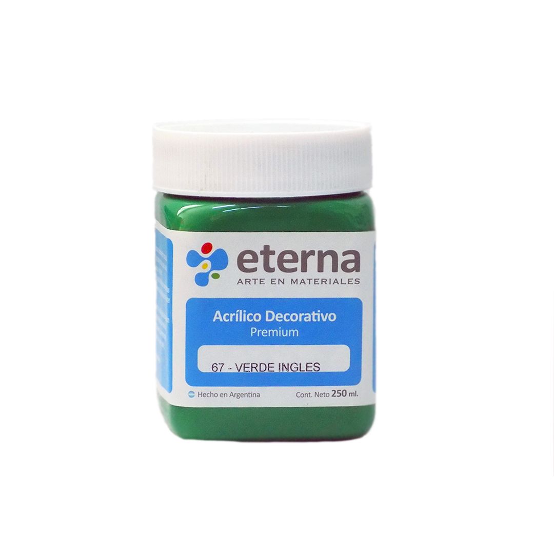 ACRILICO ETERNA 250ml. 67- VERDE INGLES