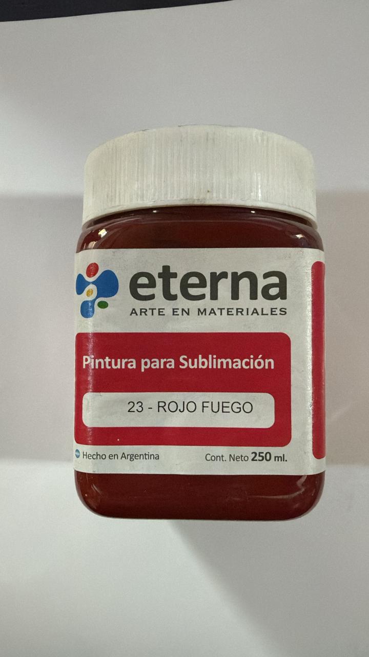 PINTURA SUBLIM.ETERNA 250ml. ROJO FUEGO