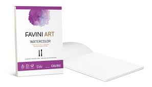 BLOCK FAVINI ART- A4 300gr.WATERCOLOR x10 h.