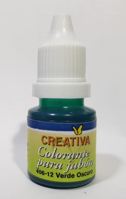 COLORANTE JABON CREATIVA x 10cc. - VERDE OSCURO