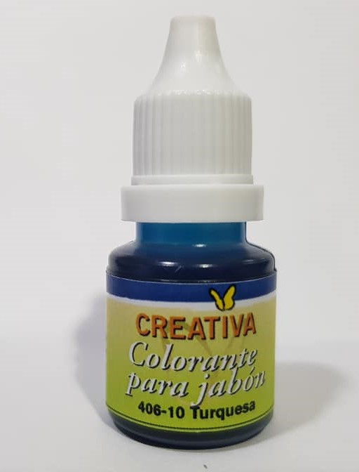 COLORANTE JABON CREATIVA x 10cc. - TURQUESA