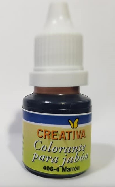COLORANTE JABON CREATIVA x 10cc. - MARRON