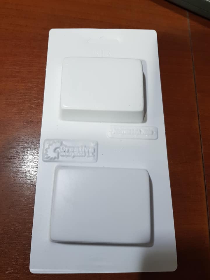 MOLDE JABON CREATIVA RECTANGULO x 2  - 513