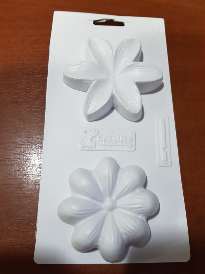 MOLDE JABON CREATIVA FLORES x 2  - 521