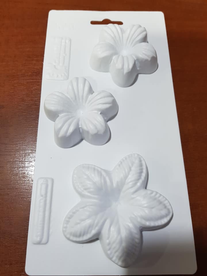 MOLDE JABON CREATIVA FLORESx3  - 520