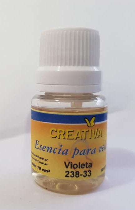 ESENCIAS VELAS CREATIVA x 10cc. - VIOLETA