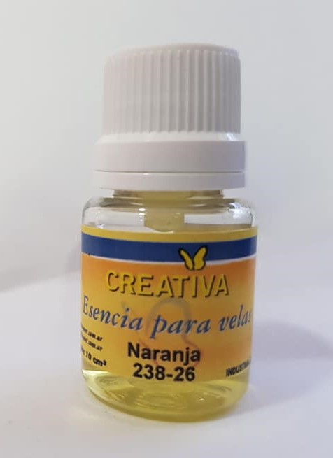 ESENCIAS VELAS CREATIVA x 10cc. - NARANJA