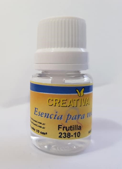 ESENCIAS VELAS CREATIVA x 10cc. - FRUTILLA