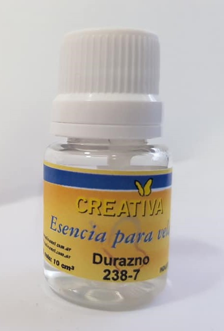 ESENCIAS VELAS CREATIVA x 10cc. - DURAZNO