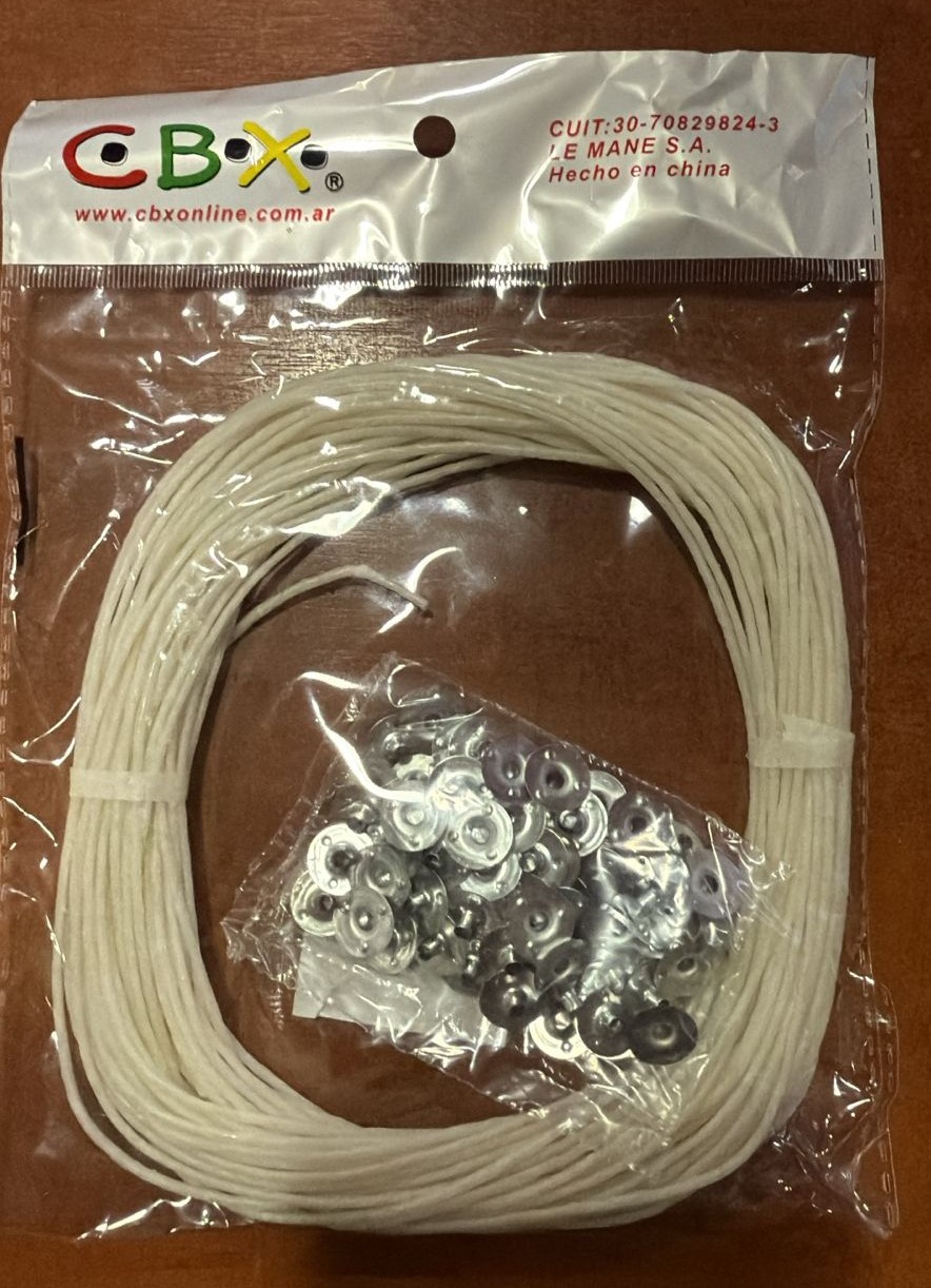 PABILO CBX 2mmx10m. + 100 TACHAS