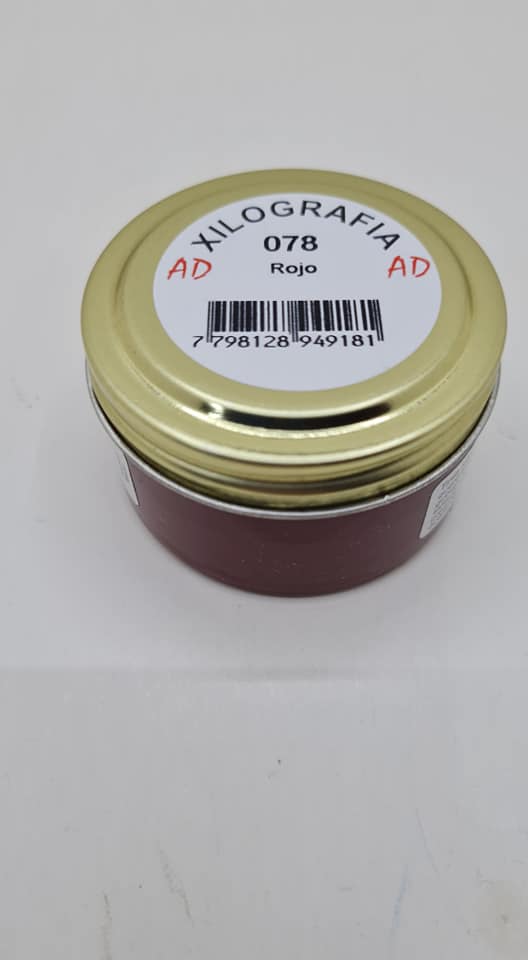 TINTA XILOGRAFICA ADx60cc.078 - ROJO 