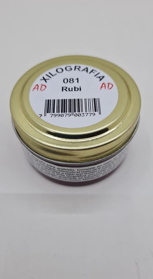 TINTA XILOGRAFICA ADx60cc.081- RUBI 