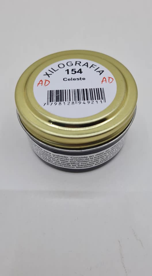 TINTA XILOGRAFICA ADx60cc.154 - CELESTE 