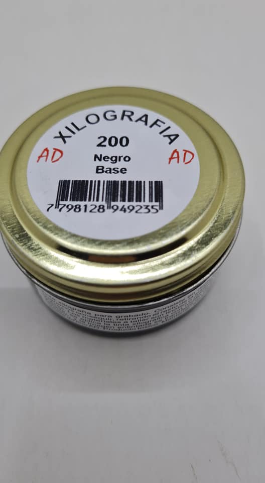TINTA XILOGRAFICA ADx60cc.200 - NEGRO BASE 