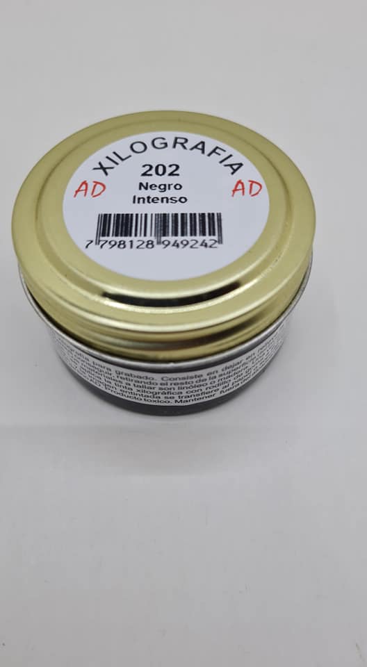 TINTA XILOGRAFICA ADx60cc.202 - NEGRO INTENSO 