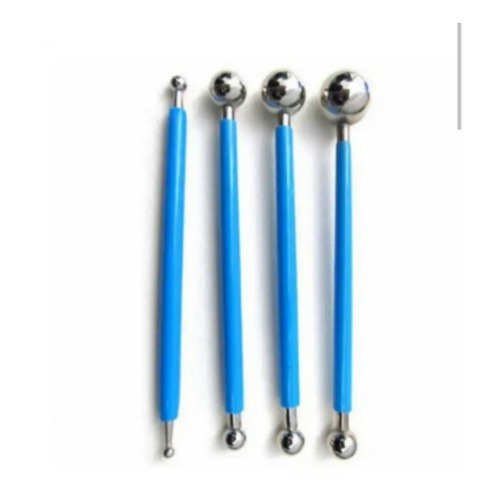 BOLILLOS PARA FLORES x 4 PUNTAS DOBLES