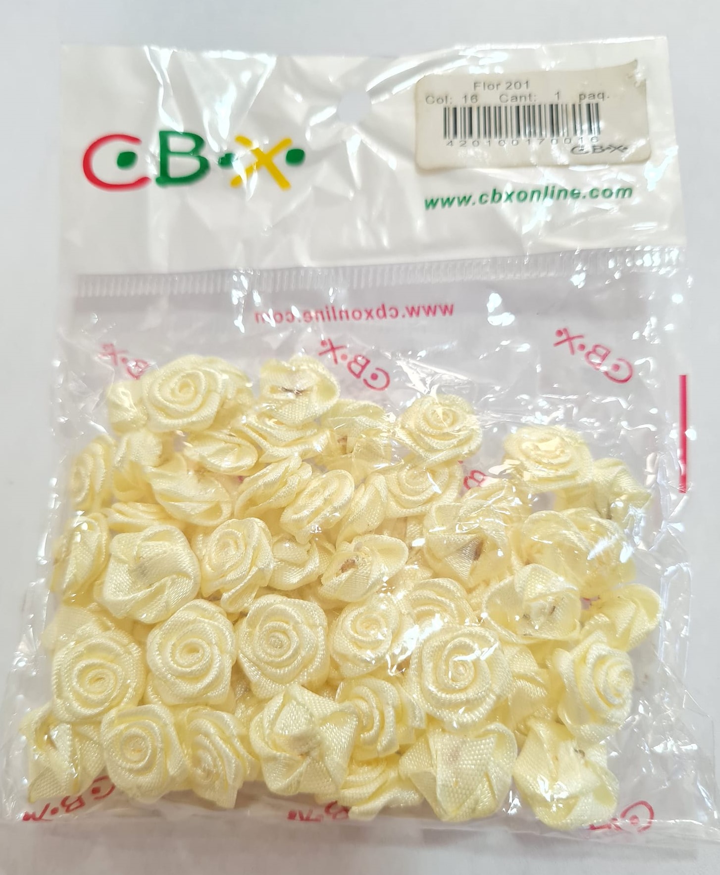 FLOR EVA ROCOCO SIN CABO 201 x 72u - AMARILLO 16