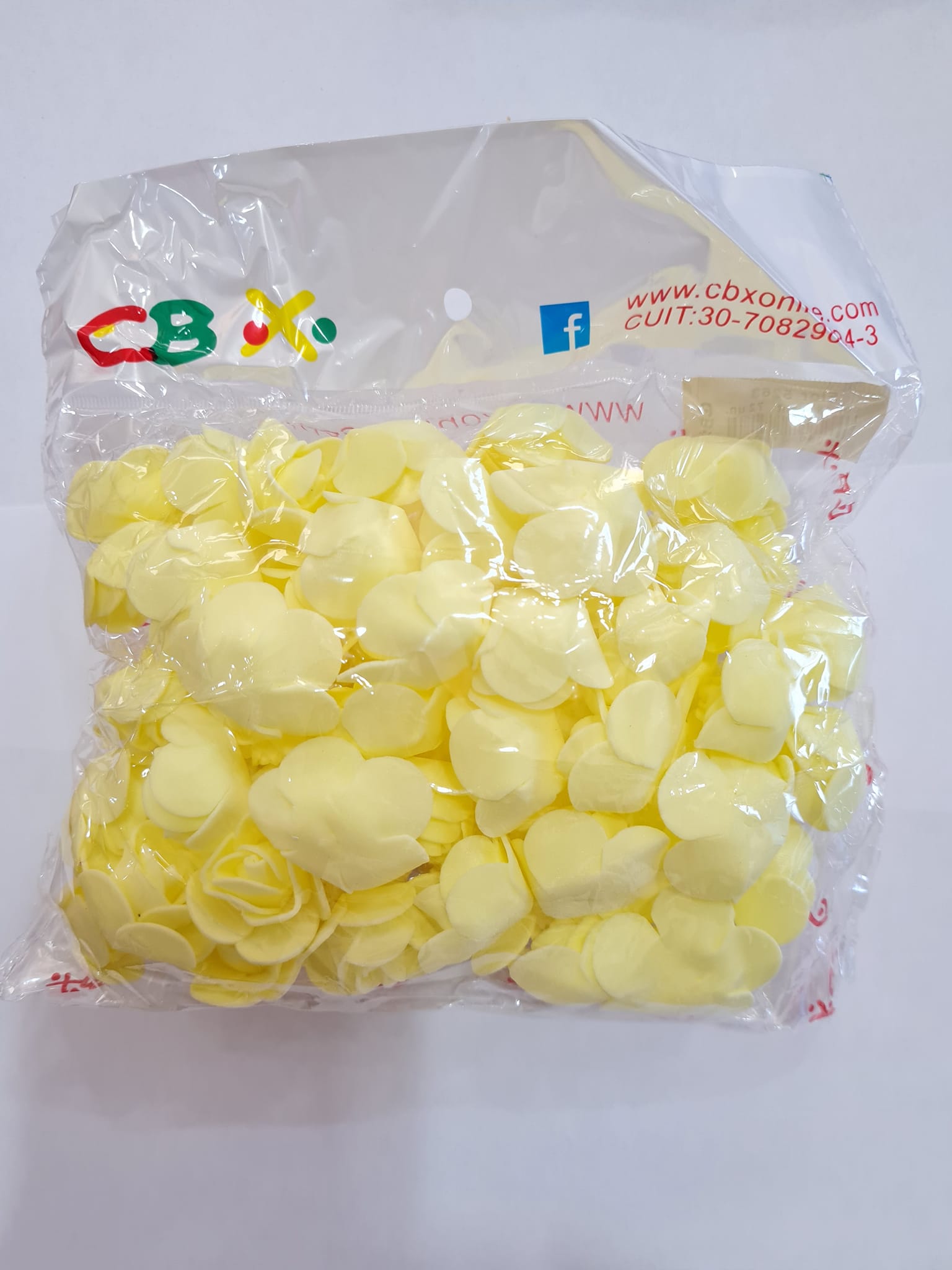 FLOR EVA ROCOCO SIN CABO 5263 x 72u  AMARILLO16