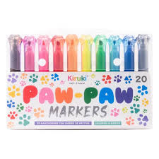 KIRUKI MARCADOR PAWPAW x 20 COLORES