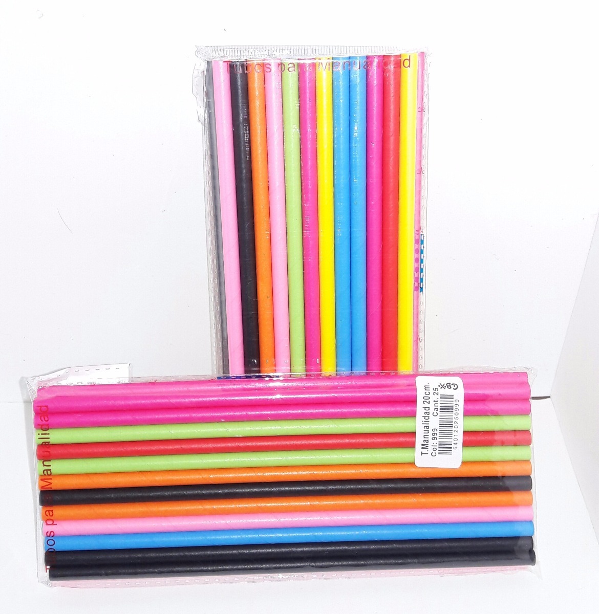 SORBETE POLIPAPEL (20cmx5mm) x 25u. COLOR 