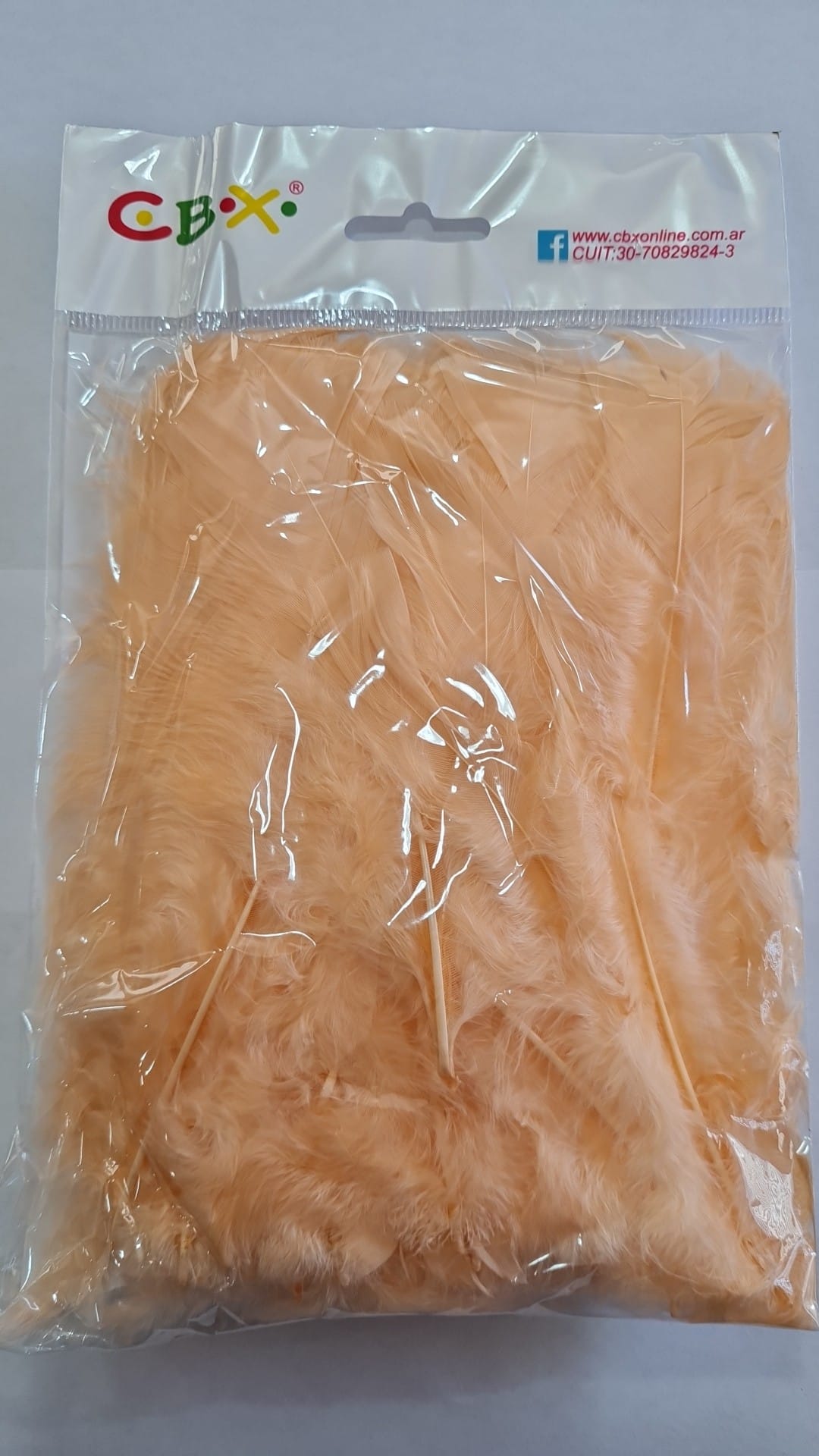 PLUMAS ( ART.156)  x BOLSA - SALMON
