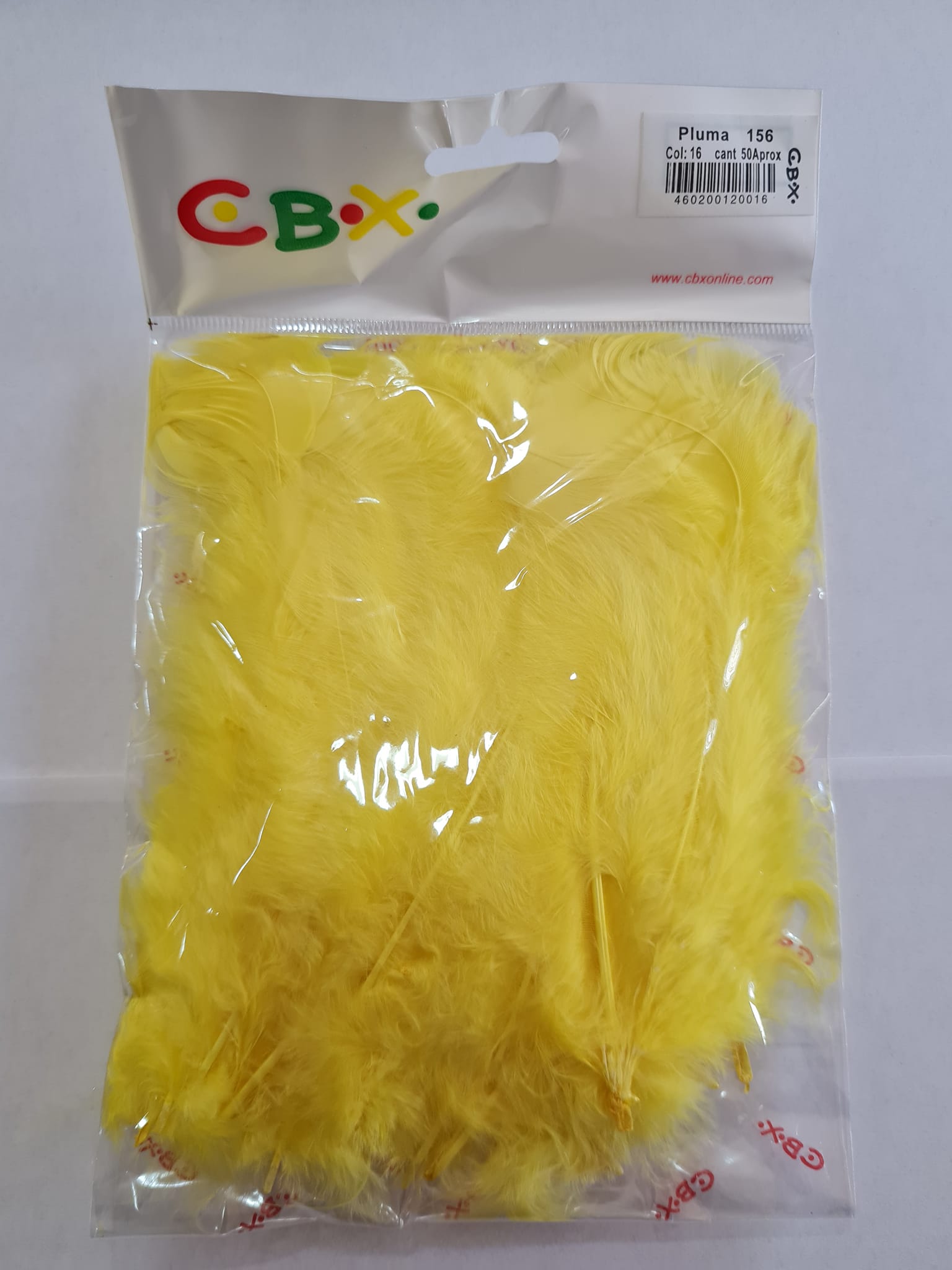 PLUMAS ( ART.156)  x BOLSA - AMARILLO