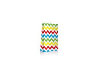 BOLSA COTILL.(12.5x7x24.5)*1u. ZIGZAG MULTICOLOR