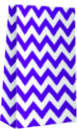 BOLSA COTILL.(12.5x7x24.5)*1u. ZIGZAG VIOLETA