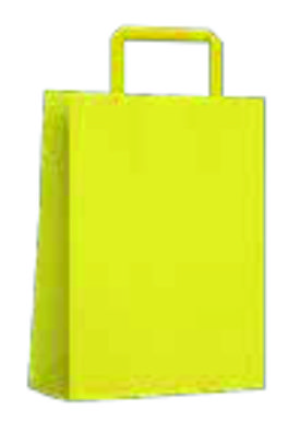 BOLSA KRAFT RUBI 30x12x41 x 1u.- AMARILLO