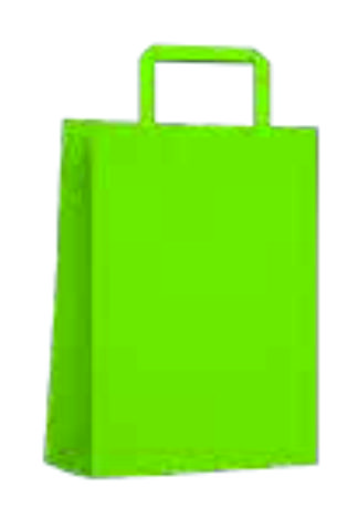 BOLSA KRAFT RUBI 34x17x49 x 1u.- VERDE
