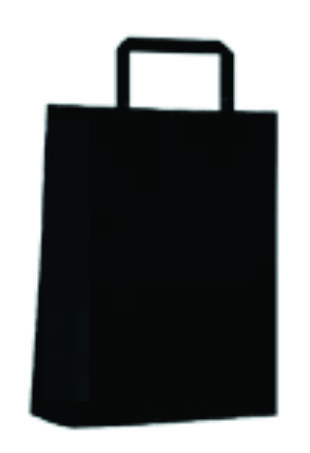 BOLSA KRAFT RUBI 34x17x49 x 1u.- NEGRO