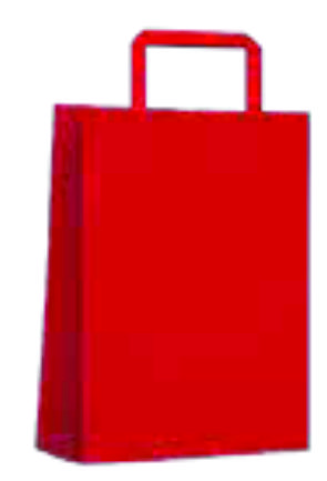 BOLSA KRAFT RUBI 34x17x49 x 1u.- ROJO
