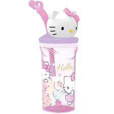 VASO 360ml. FIGURTA 3D - HELLO KITTY