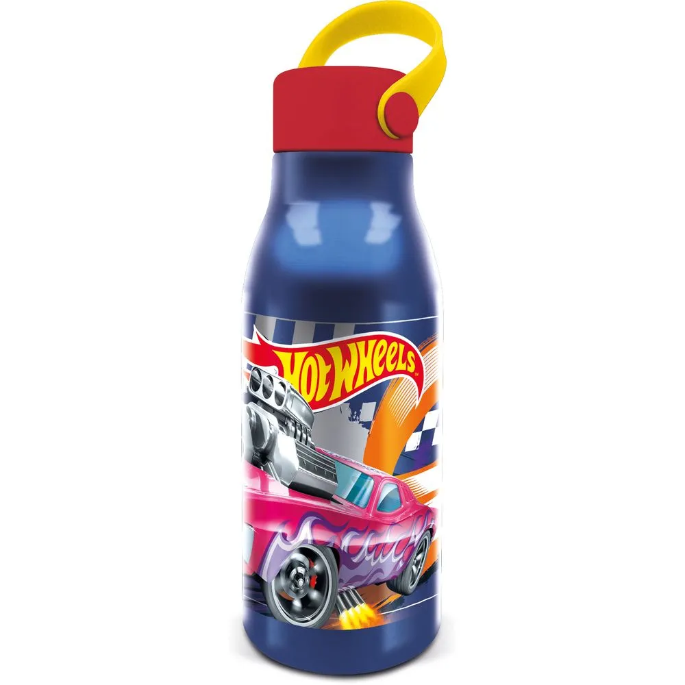 BOTELLA 760ml.FLEXI HANDLE AL.- HOT WHEELS
