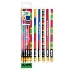 SET LAPIZ  CON GOMA TAKE NOTESx 5 u. WERO