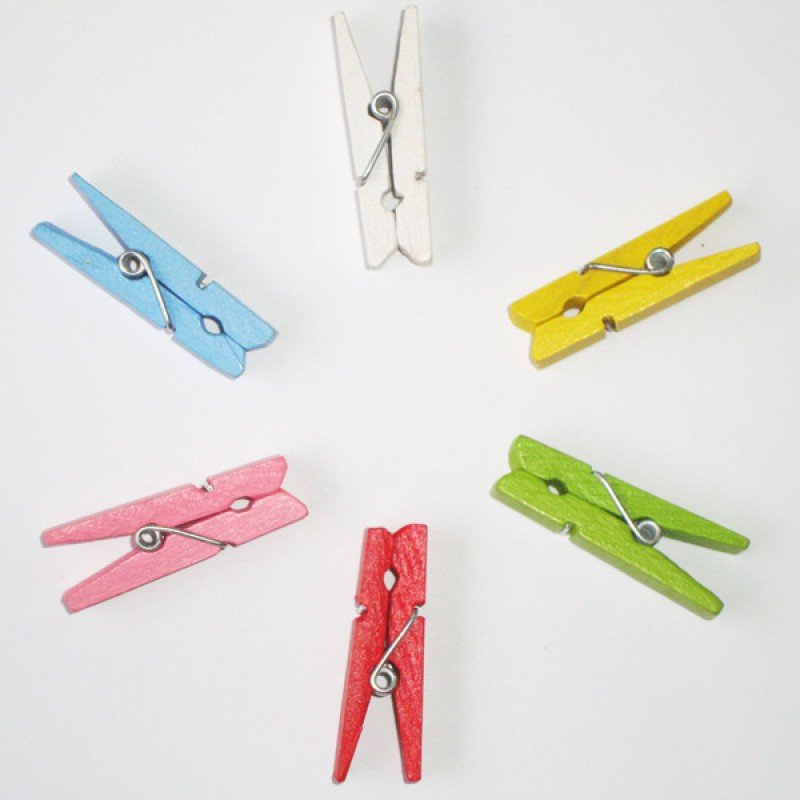 BROCHES DE MADERA MOOVING x6u.