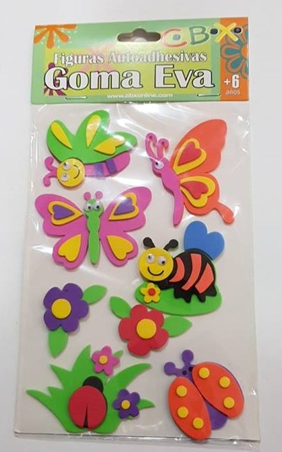 STIKER DE GOMA EVA FORM.INFAT. CBX 