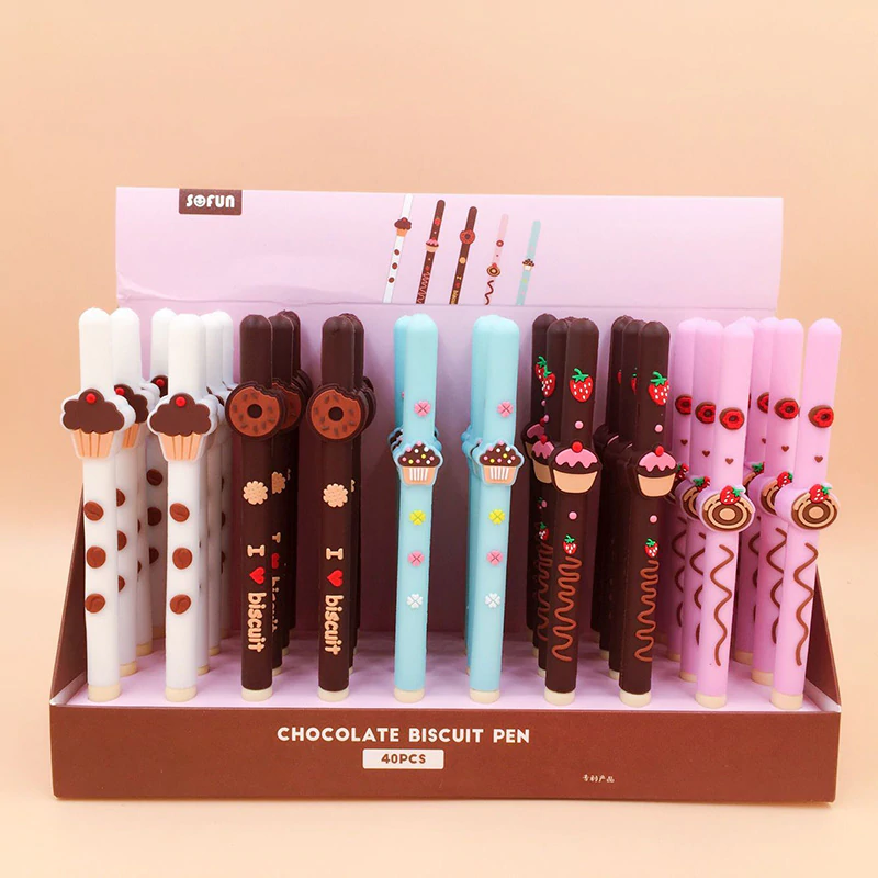 BOLIGRAFOS GEL CON AROMA A CHOCOLATE