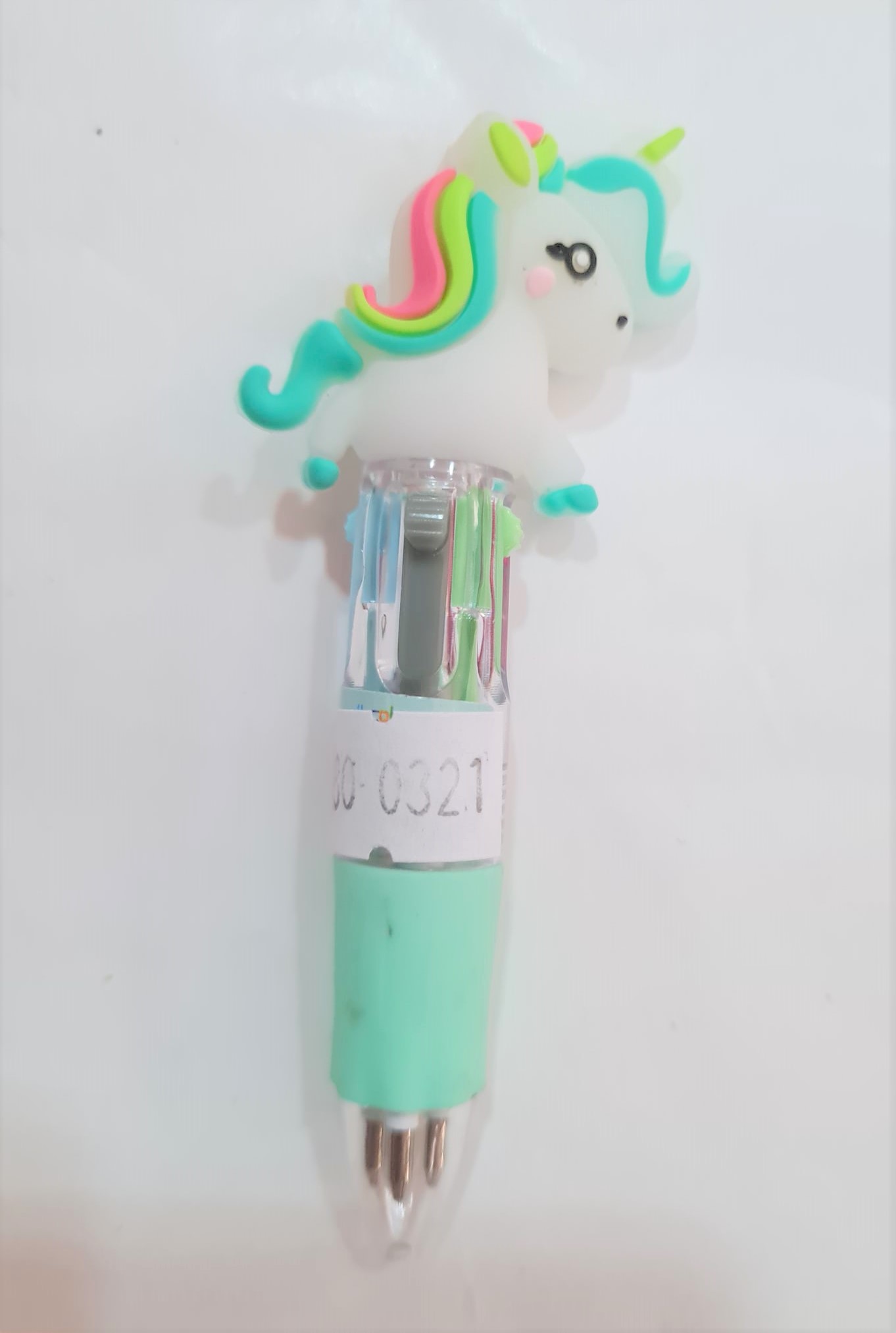 BOLIGRAFO MINI4 COLORES UNICORNIO