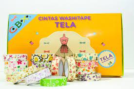 CINTA CBX WASHI TAPE TELA 14mm x 1u.